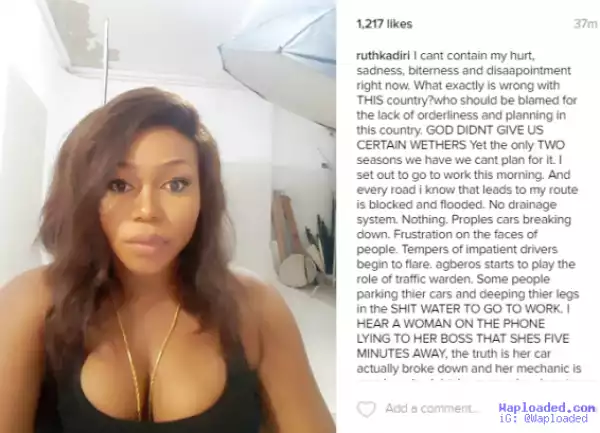 God will punish every single man in Govt that has not kept to their promise - Ruth Kadiri fumes